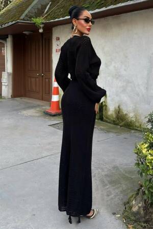 Deep Cleavage Crochet Dress - Sobe Istanbul - Globality Store - Women Clothes Wholesale Turkey