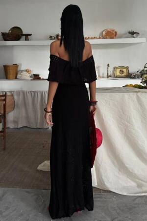 Openwork Strapless Dress - Sobe Istanbul - Globality Store - Women Clothes Wholesale Turkey