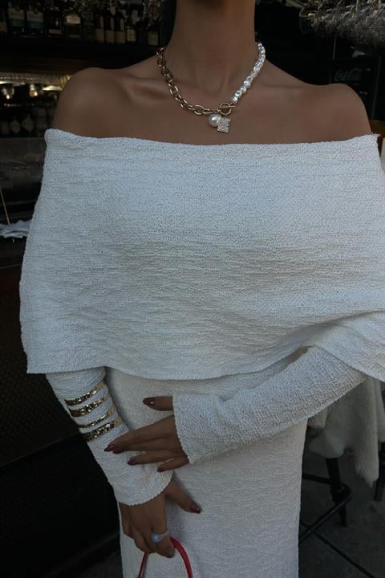 Madonna Collar Premium Dress