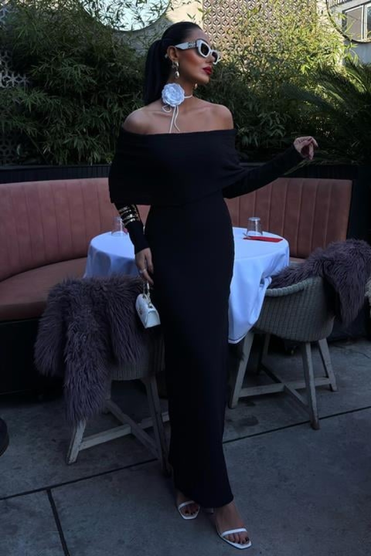 Madonna Collar Premium Dress