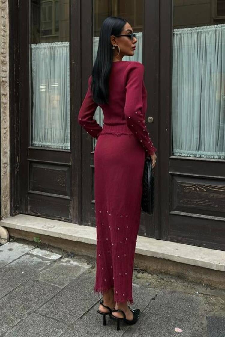 Ferry Pearl Detailed Three Piece Suit