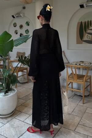 Openwork Knitwear Dress - Sobe Istanbul - Globality Store - Women Clothes Wholesale Turkey