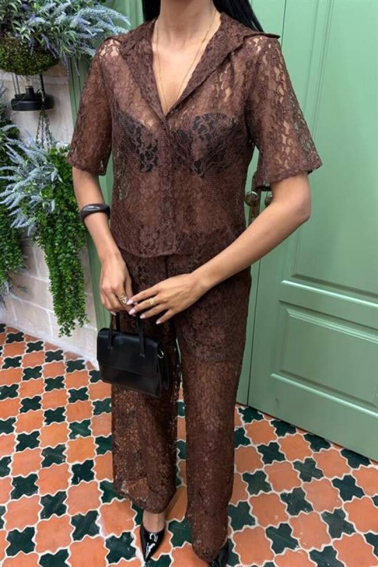Pant Lined Lace Double Suit