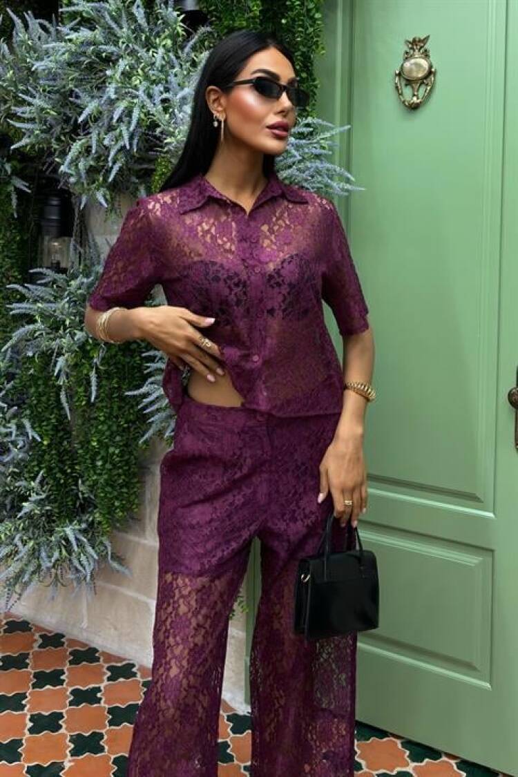 Pant Lined Lace Double Suit