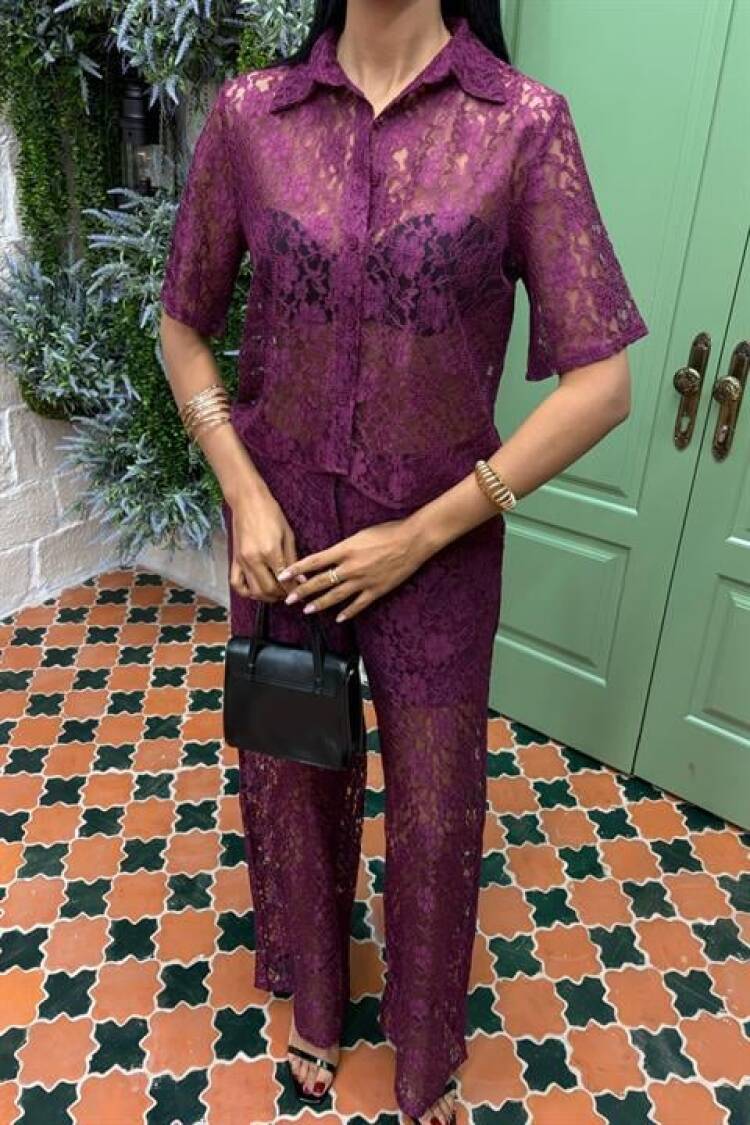 Pant Lined Lace Double Suit