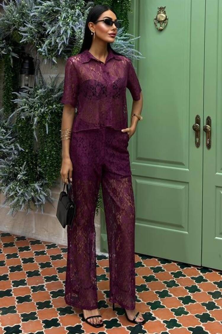 Pant Lined Lace Double Suit