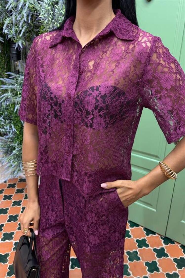 Pant Lined Lace Double Suit
