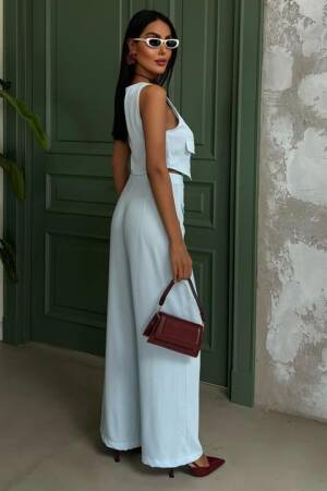 Square Collar Pocket Detailed Suit - Baby - Sobe Istanbul - Globality Store - Women Clothes Wholesale Turkey