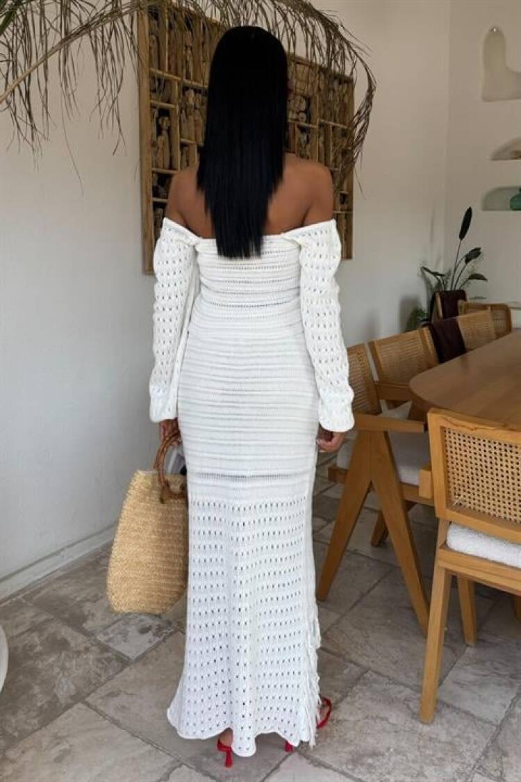 Watermelon Sleeve Ethnic Knitwear Set