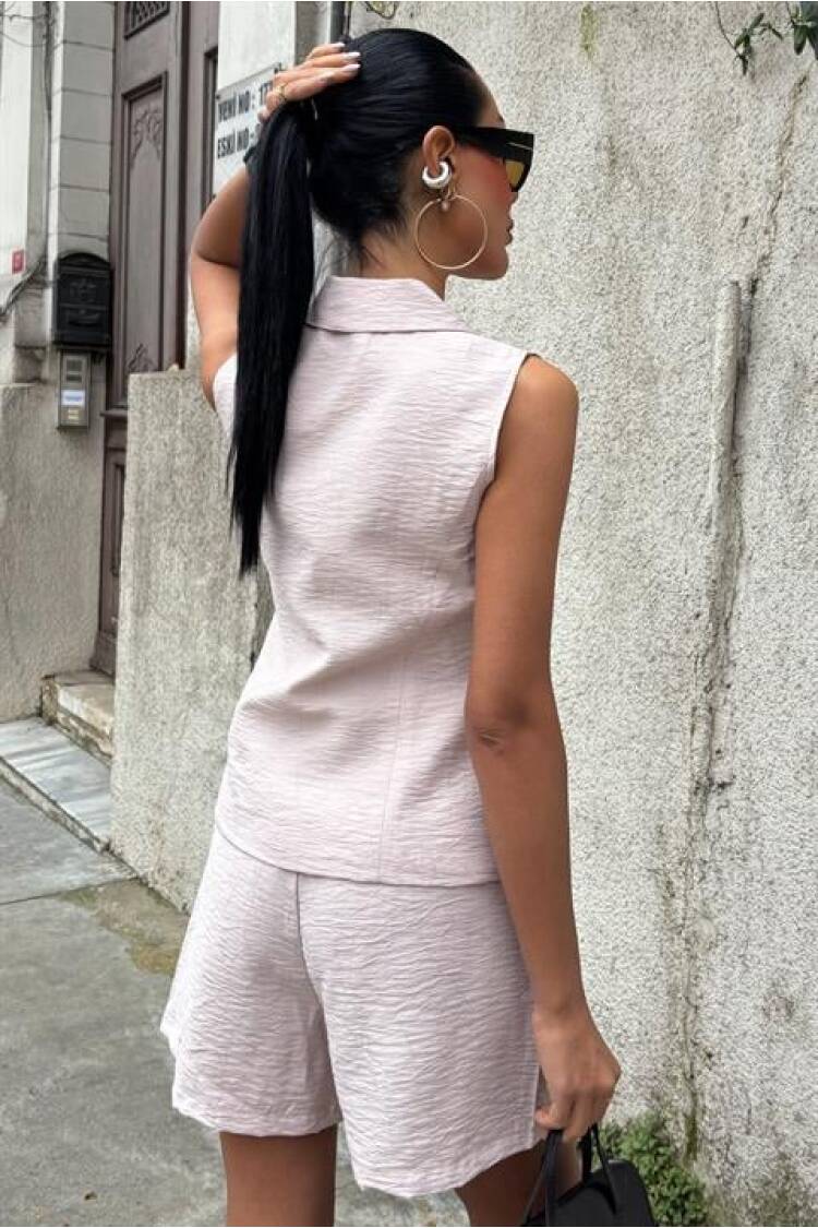 Vest Shorts Viscon Set