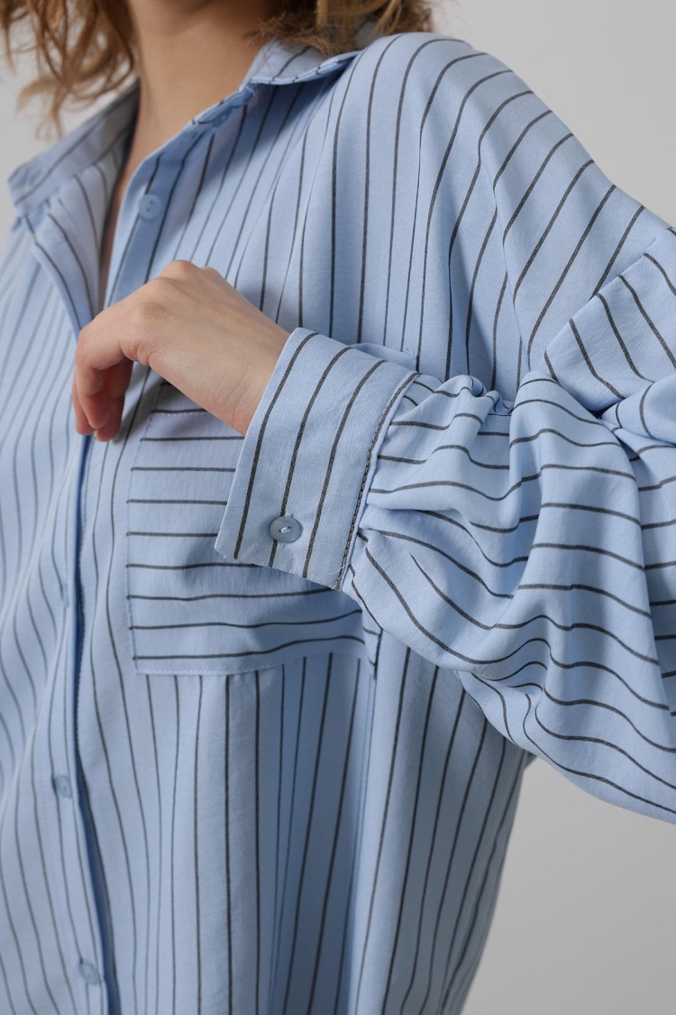 Striped Single Pocket Shirt - Baby