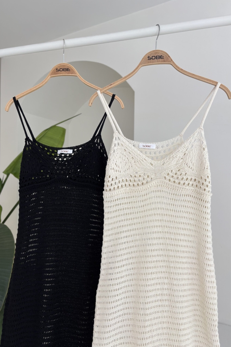 Strappy Openwork Dress