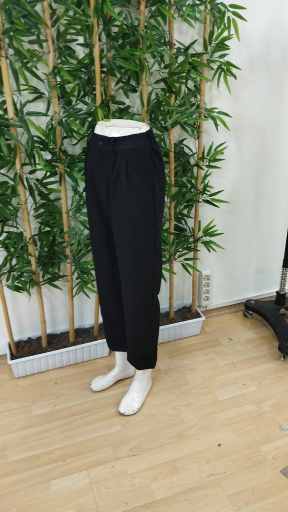 Women's High Waist Pocket Atlas Pants - Black