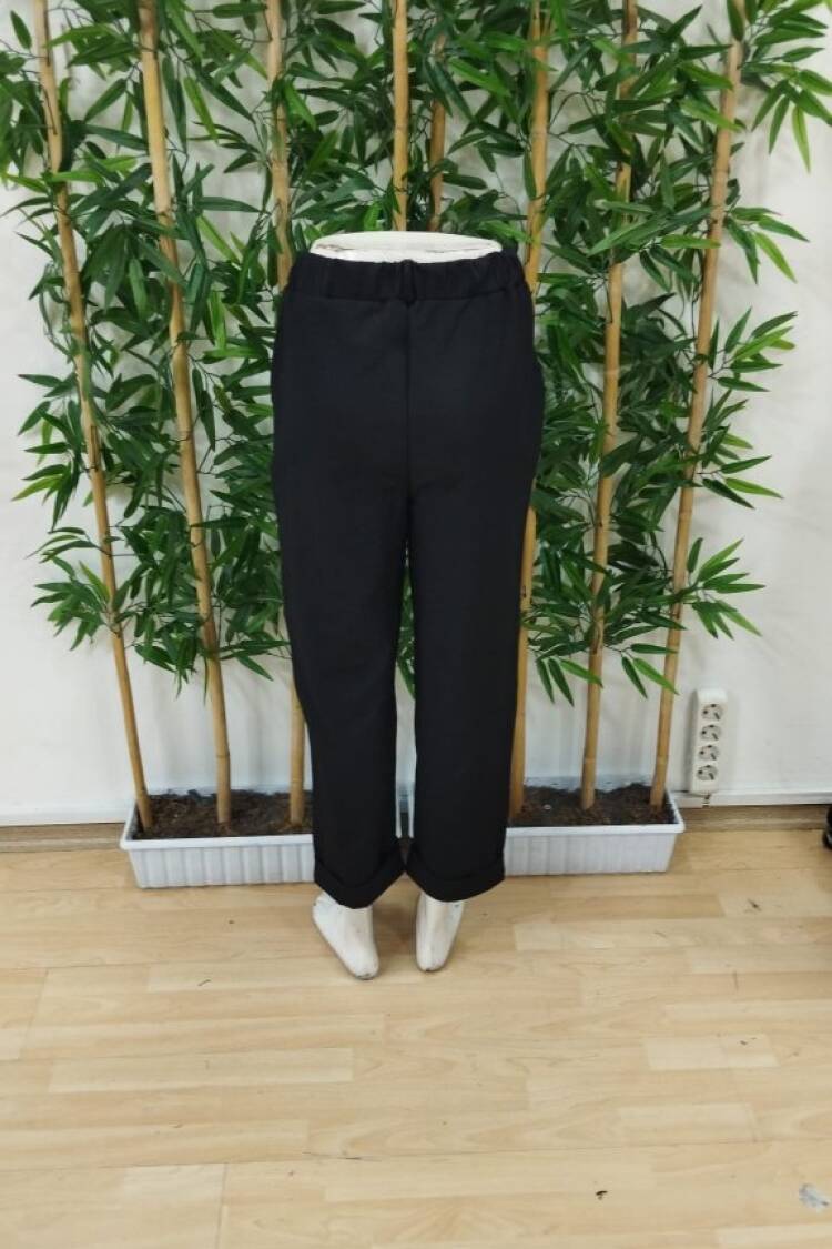 Women's High Waist Pocket Atlas Pants - Black