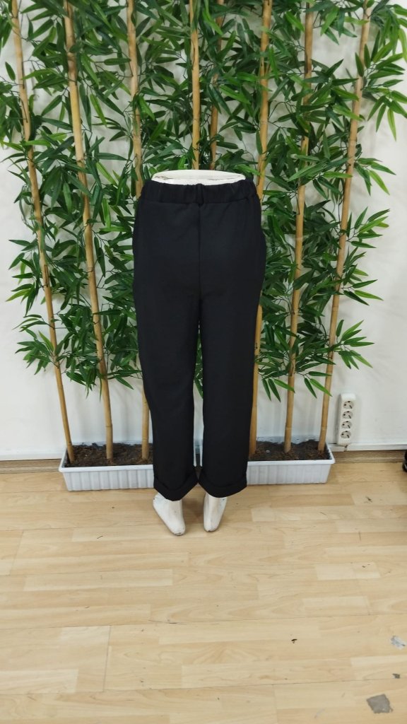 Women's High Waist Pocket Atlas Pants - Black