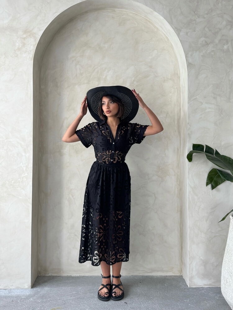 Lace Skirt - Black