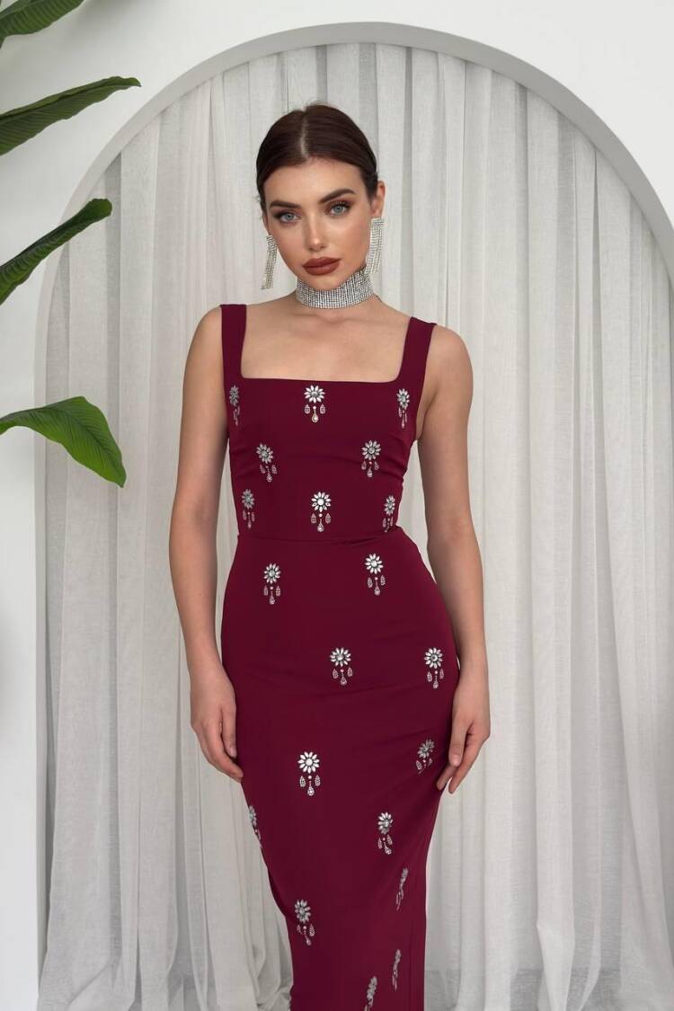 Ners Stone Detailed Dress