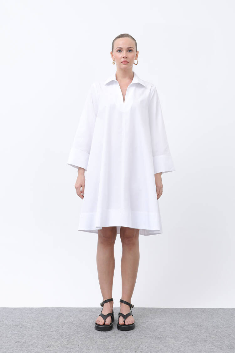 Women's Poplin Mini Dress