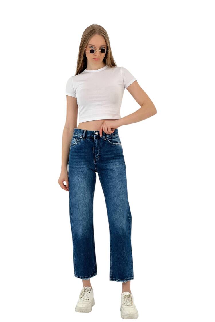 Straight Short Denim