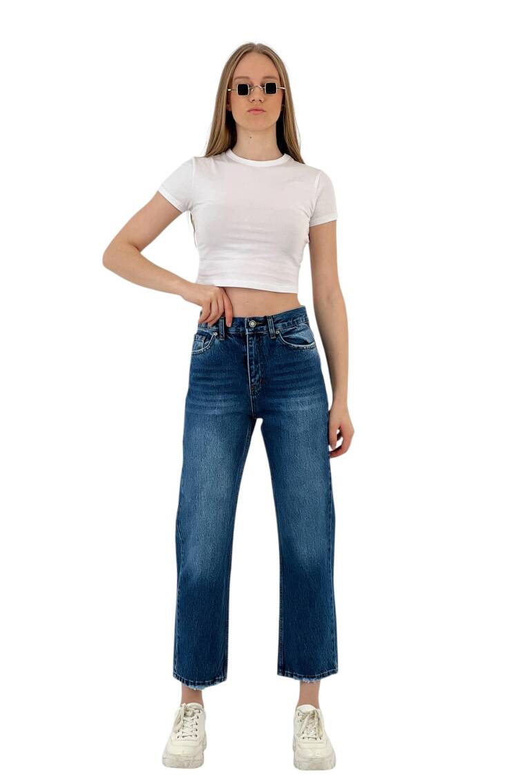 Straight Short Denim