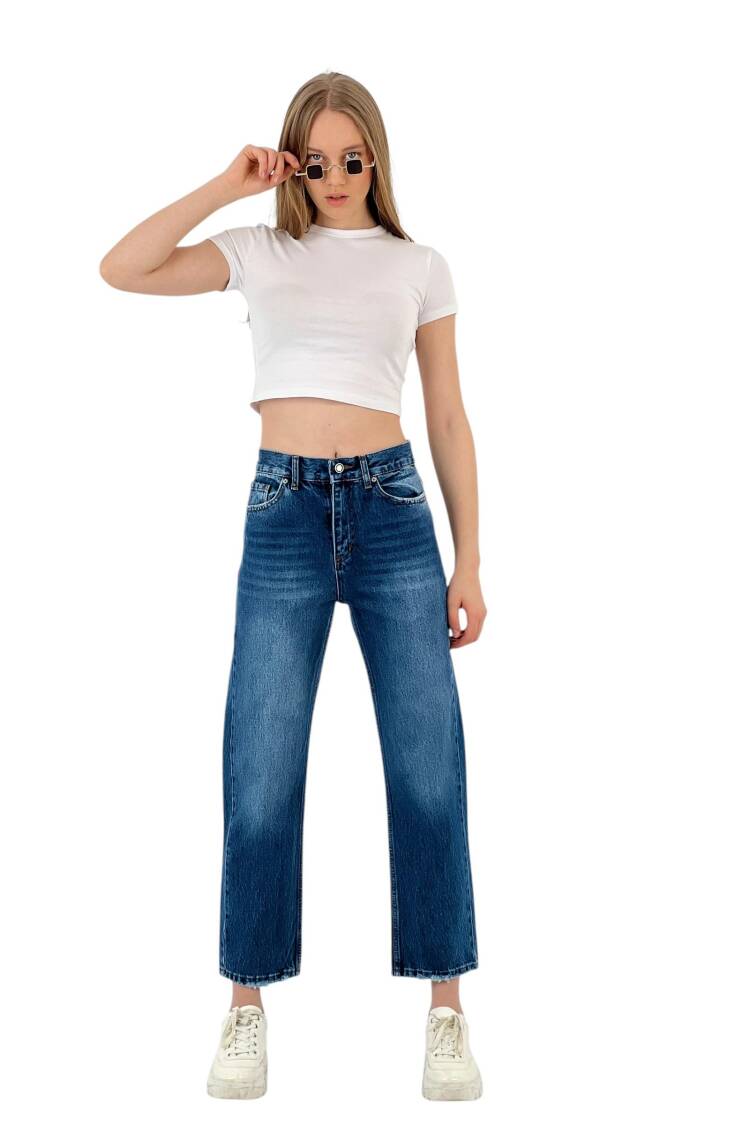 Straight Short Denim