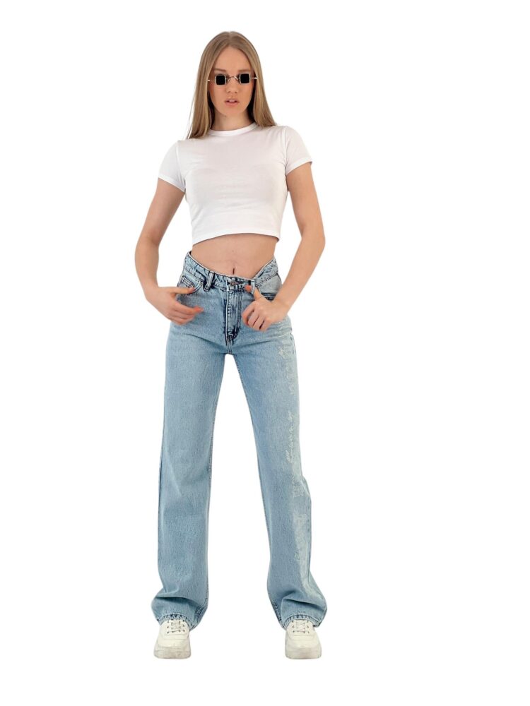 Make White Leg Denim Angels Stone.