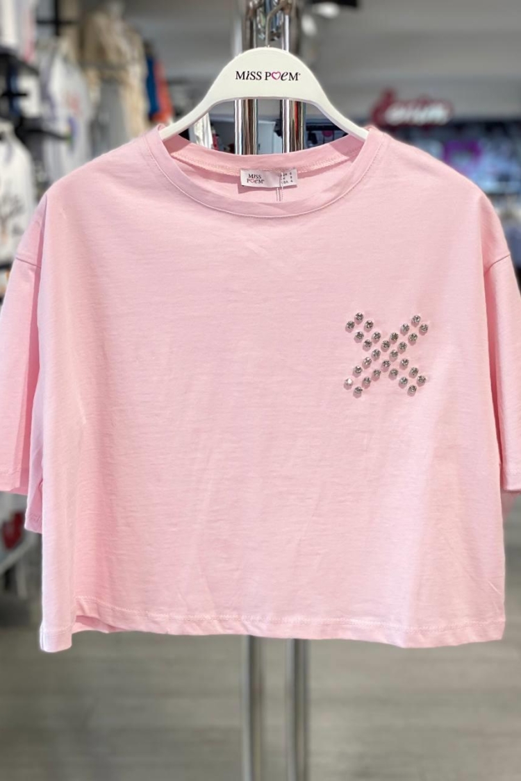 T-shırt Beyoglu Tas Çakim - MISS POEM - Globality Store - Women Clothes Wholesale Turkey