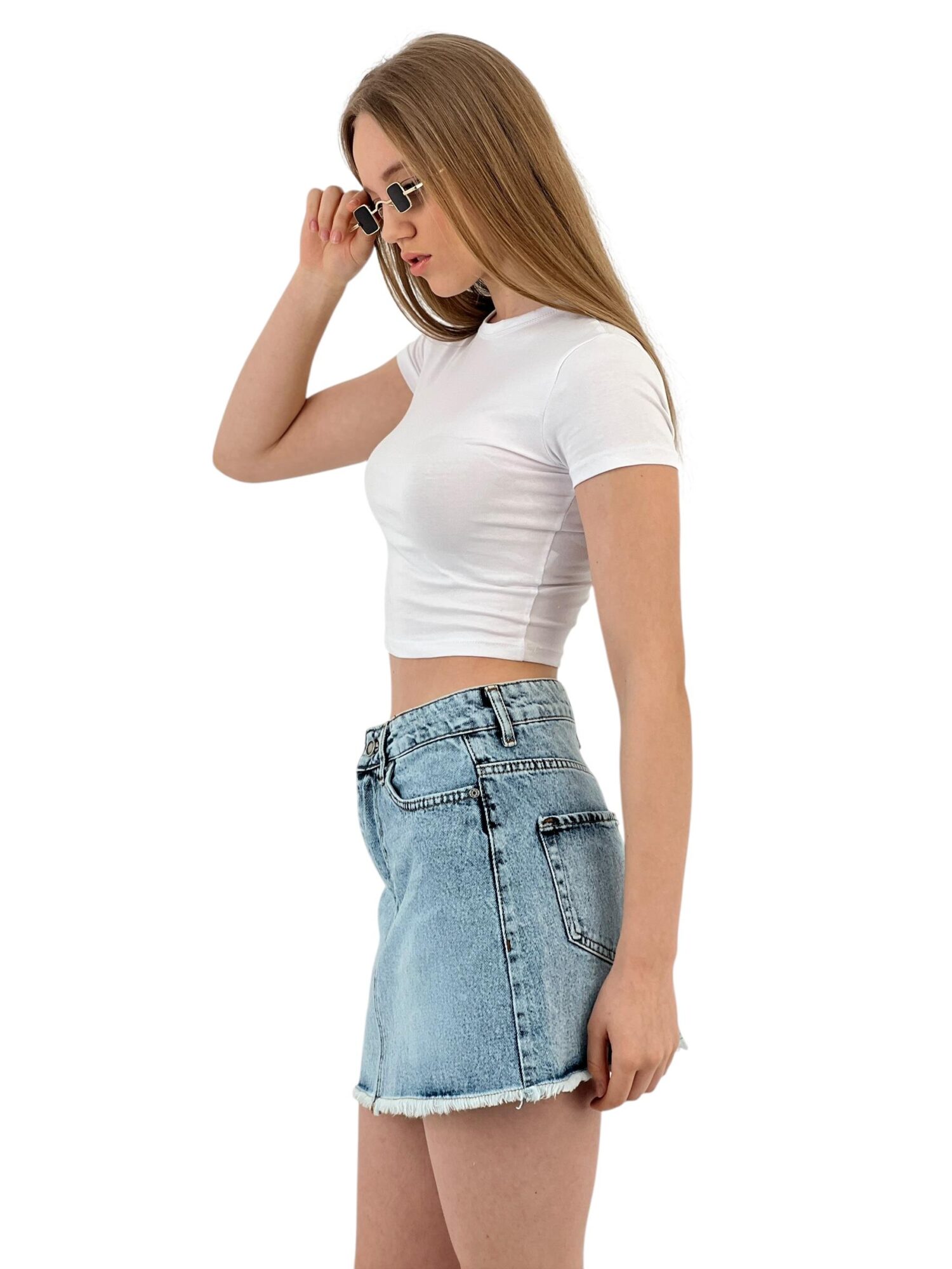 Denim Skirt - MISS POEM - Globality Store - Women Clothes Wholesale Turkey
