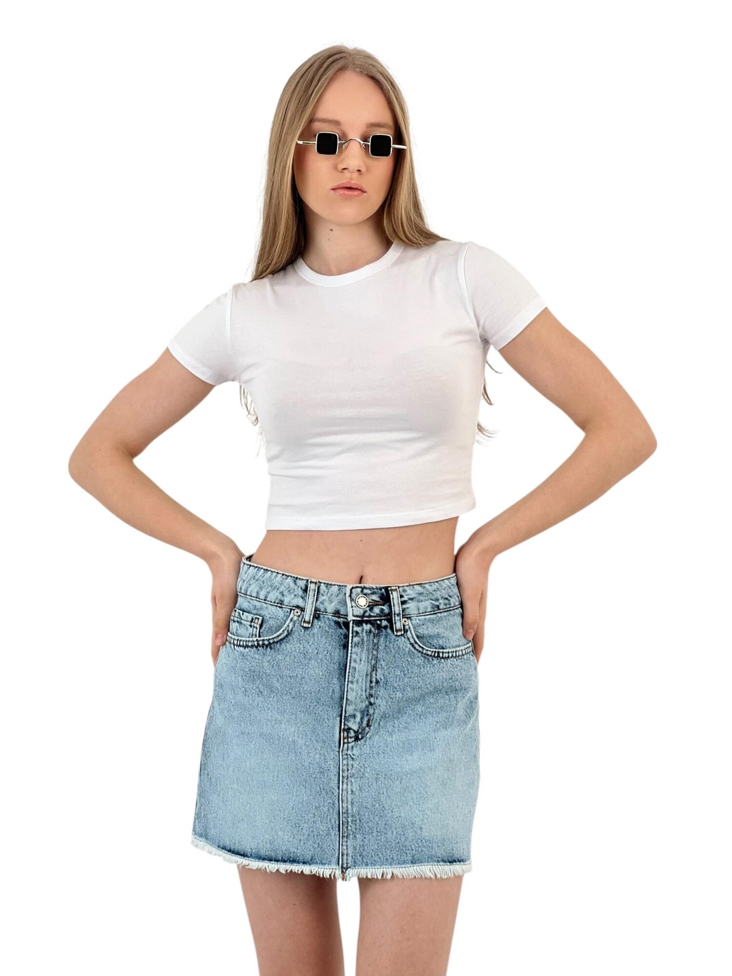 Denim Skirt - MISS POEM - Globality Store - Women Clothes Wholesale Turkey