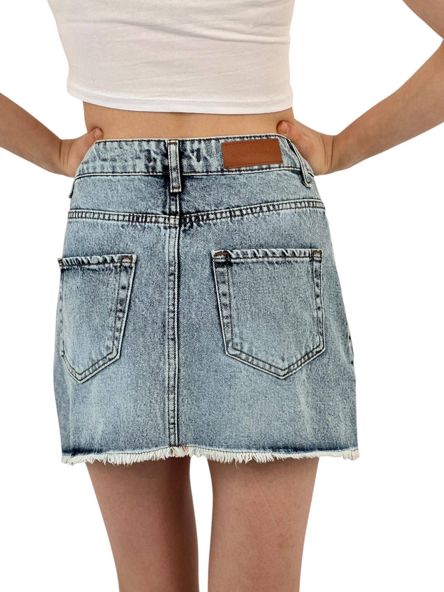 Denim Skirt - MISS POEM - Globality Store - Women Clothes Wholesale Turkey