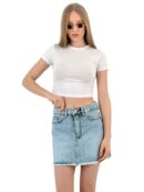 Denim Skirt - MISS POEM - Globality Store - Women Clothes Wholesale Turkey