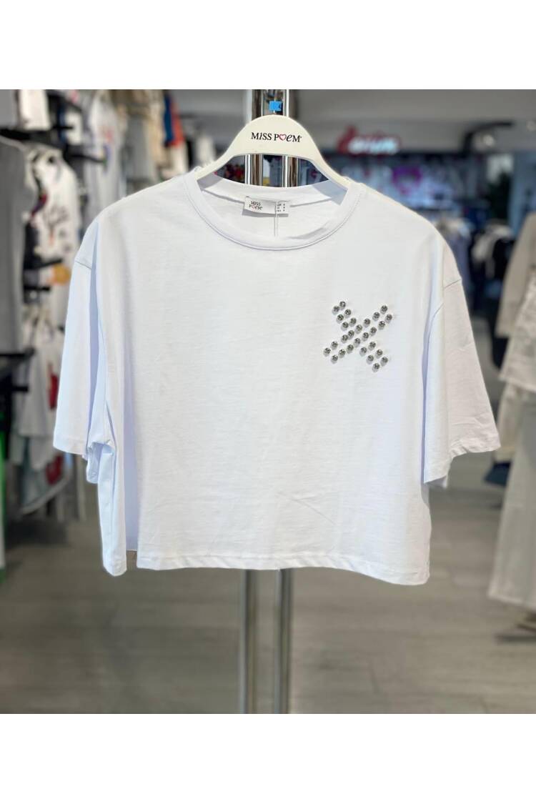 T-shırt Beyoglu Tas Çakim - MISS POEM - Globality Store - Women Clothes Wholesale Turkey