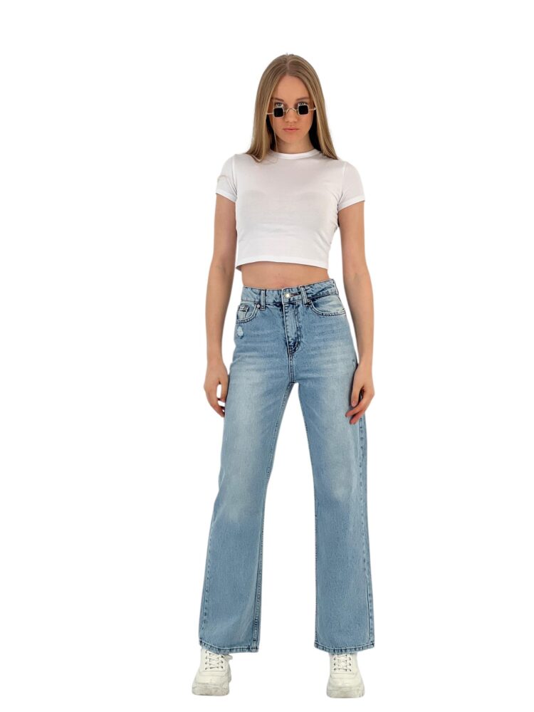 White Leg Denim