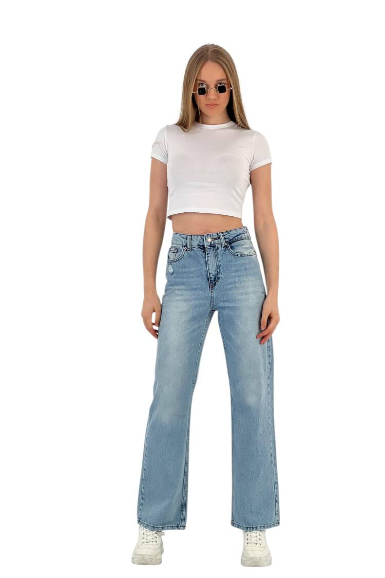 White Leg Denim