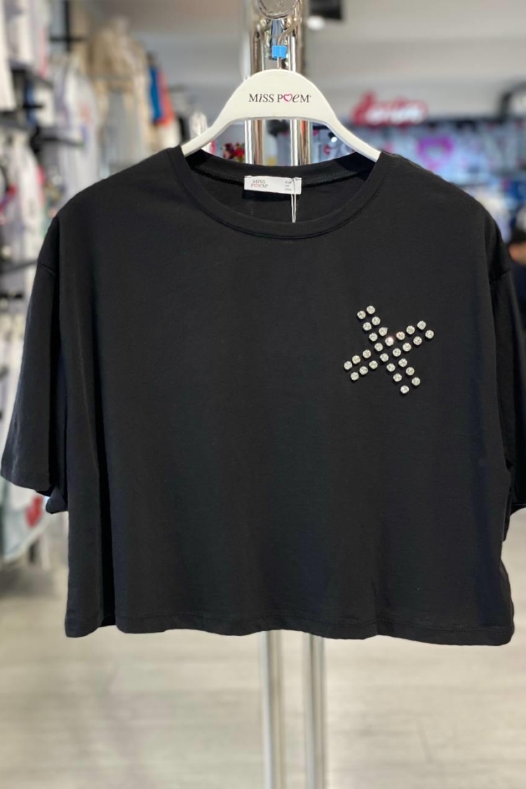T-shırt Beyoglu Tas Çakim - MISS POEM - Globality Store - Women Clothes Wholesale Turkey