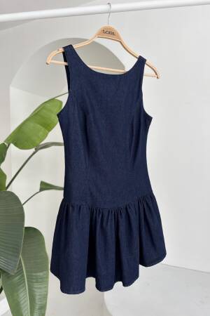 Tensel Mini Dress With Balloon Skirt - Sobe Istanbul - Globality Store - Women Clothes Wholesale Turkey