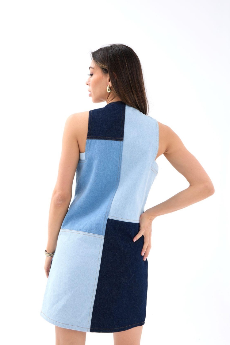 Denim Dress - Blue