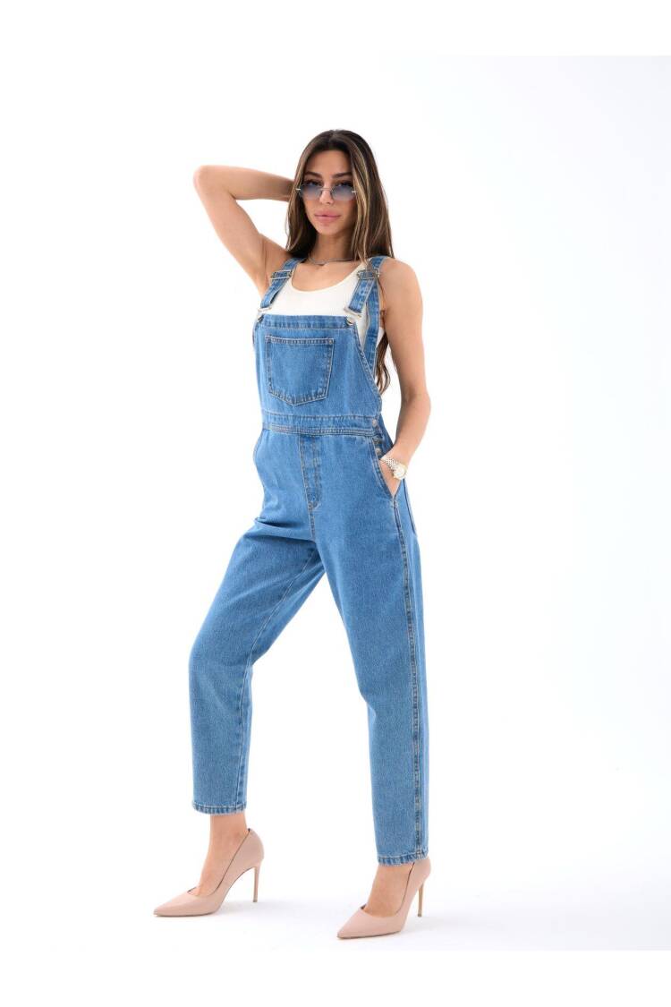 Denim Jumpsuit - Blue