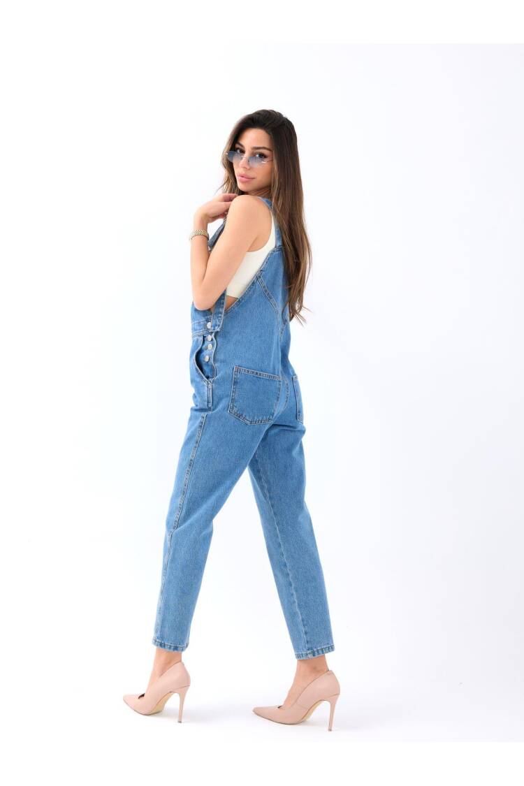 Denim Jumpsuit - Blue