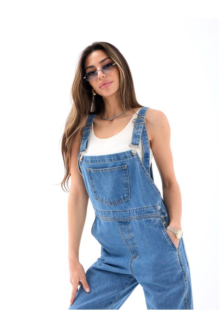 Denim Jumpsuit - Blue