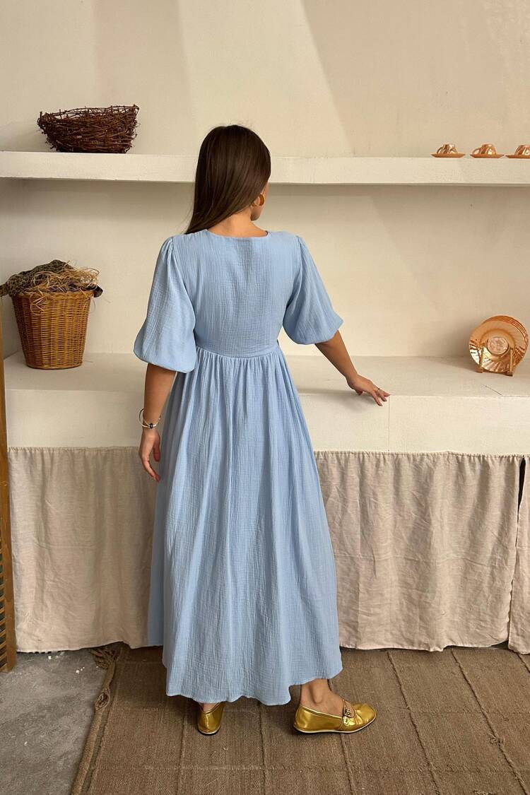 Wholesale BabyMueslin Long Dress