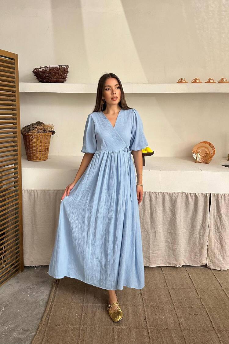 Wholesale BabyMueslin Long Dress