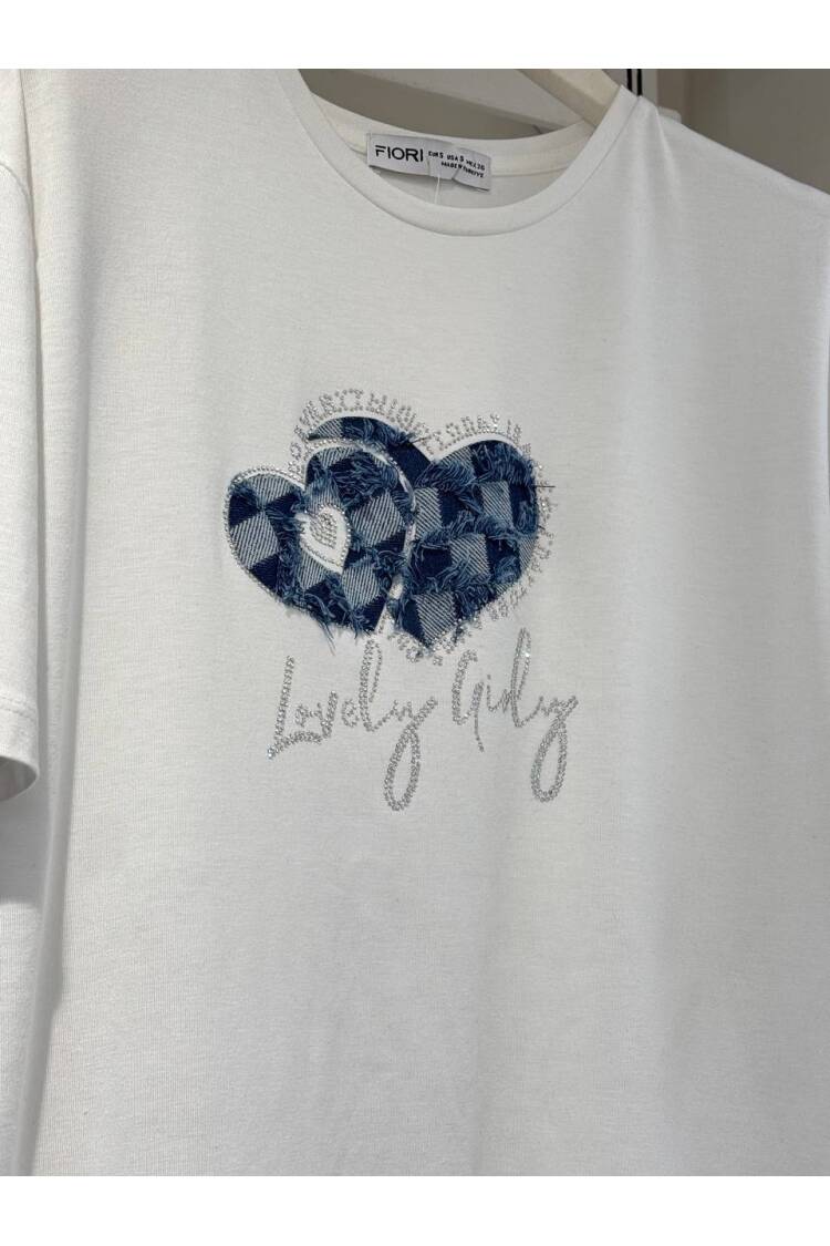 Heart Printed Tshirt