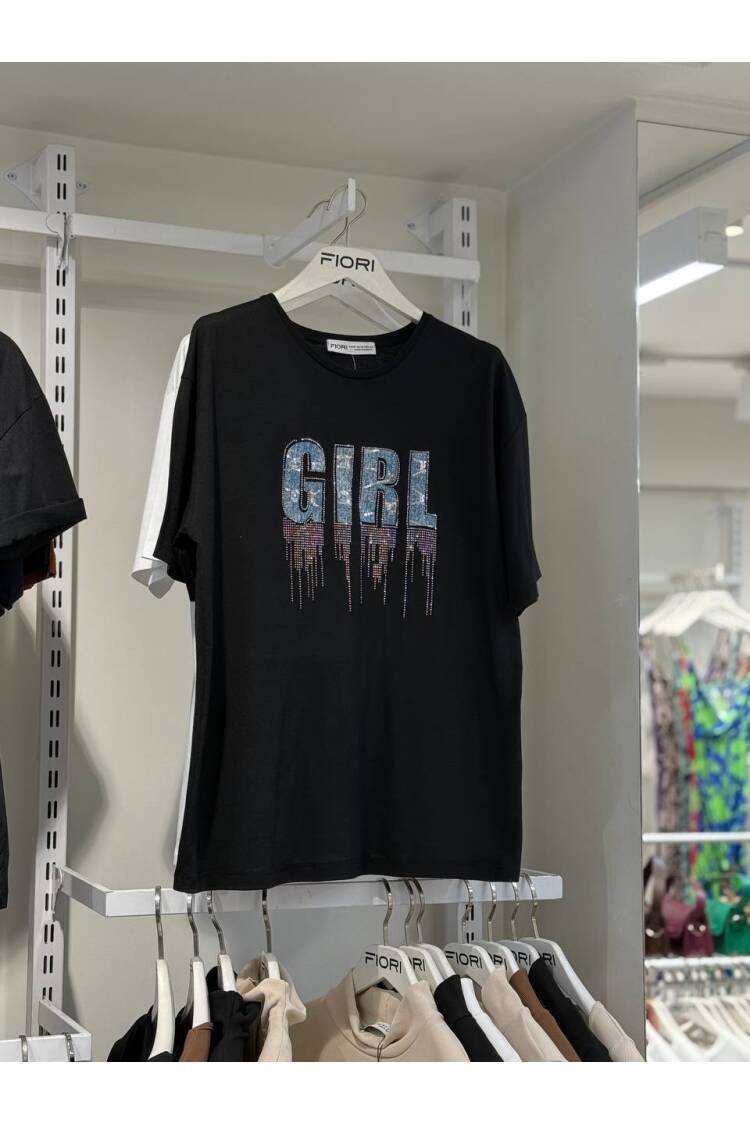 Letter Printed Tshirt