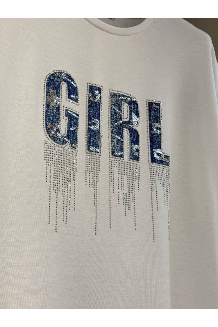 Letter Printed Tshirt