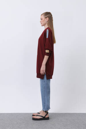 Women's Front Embroidered And Printed Tunic - Puane - Globality Store - Women Clothes Wholesale Turkey