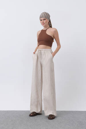 Women's Tie Waist Pants - SOUL - Globality Store - Women Clothes Wholesale Turkey