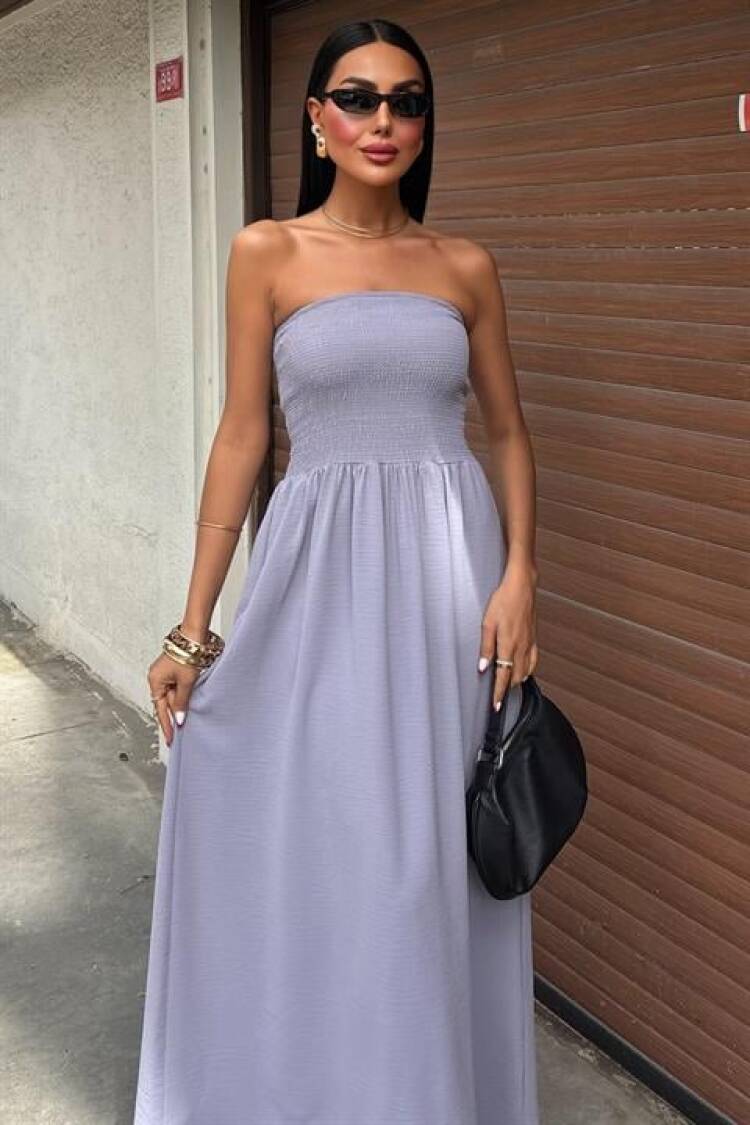 Strapless Dress With Chest