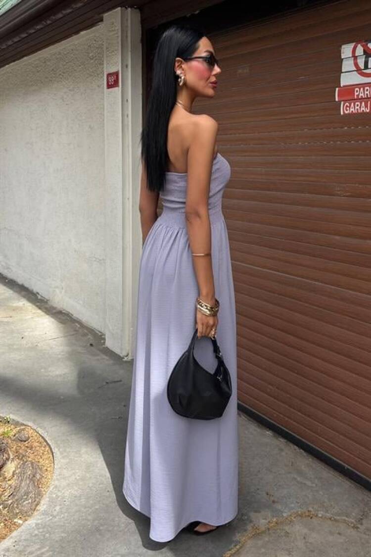 Strapless Dress With Chest