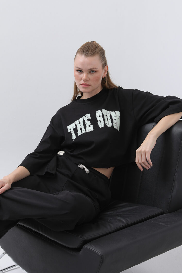 Front Printed Double Pants Set - SOUL - Globality Store - Women Clothes Wholesale Turkey
